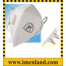 ماسک سوپاپ دار سفيد با درجه فيلتراسيون FFP2 مدل JFY 3021